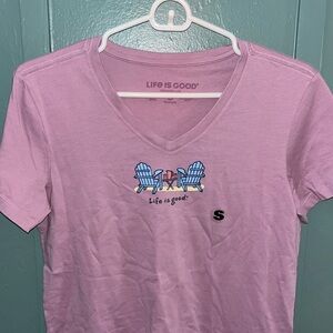 Life is good crusher tee